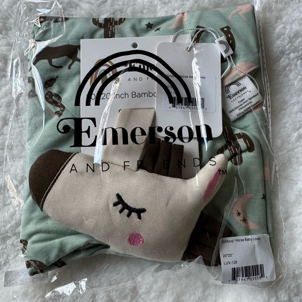 Emerson and Friends Giddyup Horse Bamboo Lovey